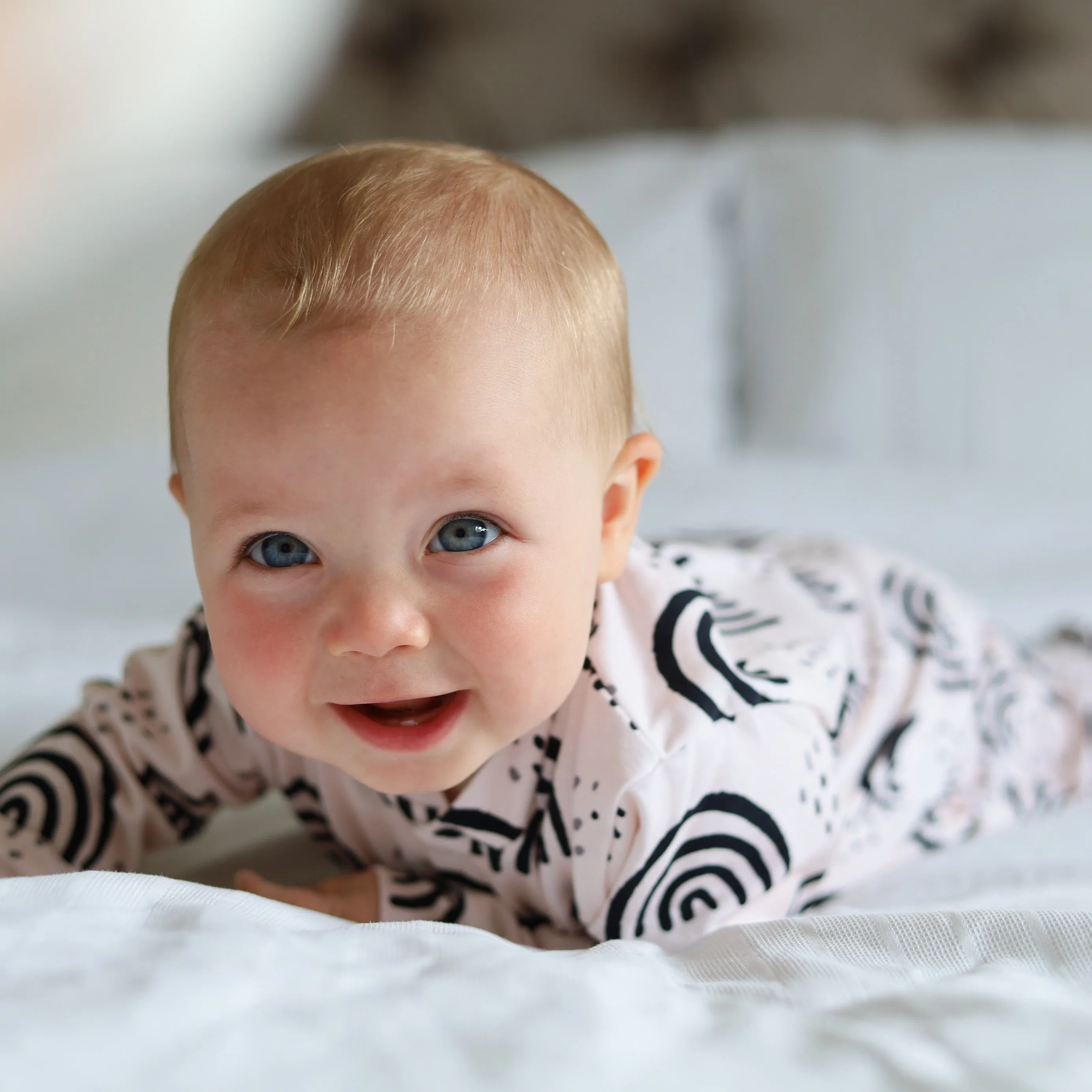 Milky Rainbow cotton sleepsuit