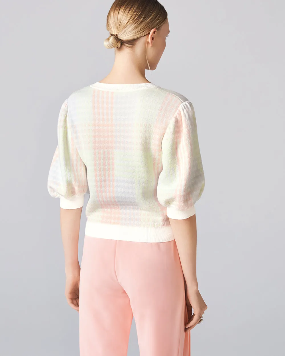 Multi Cotton Candy Knit Top