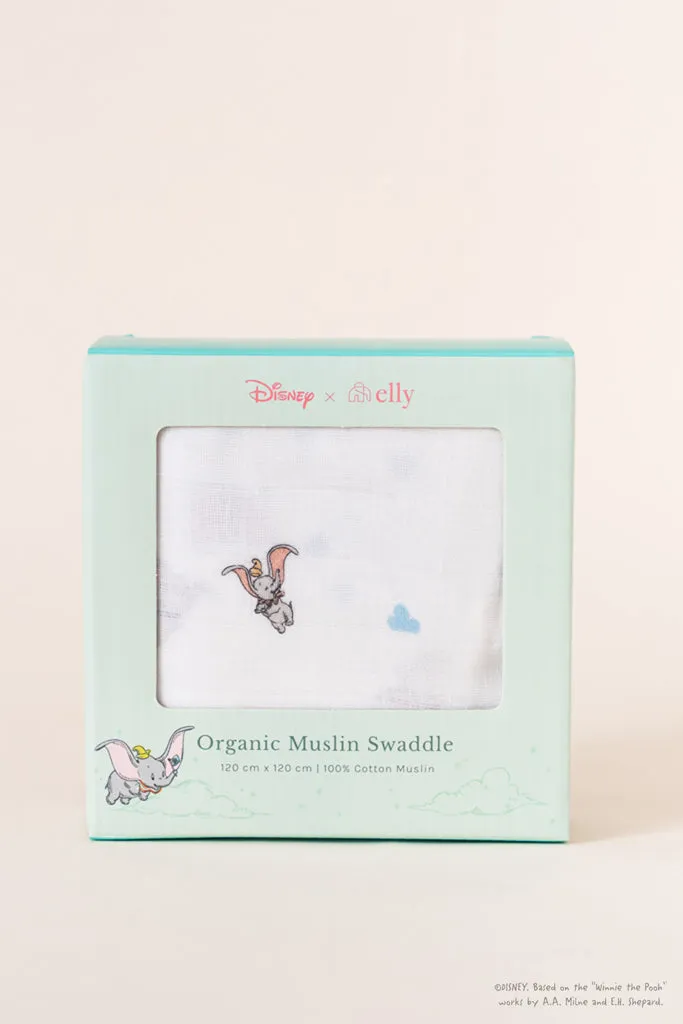 Organic Cotton Swaddle - Cloud Dumbo