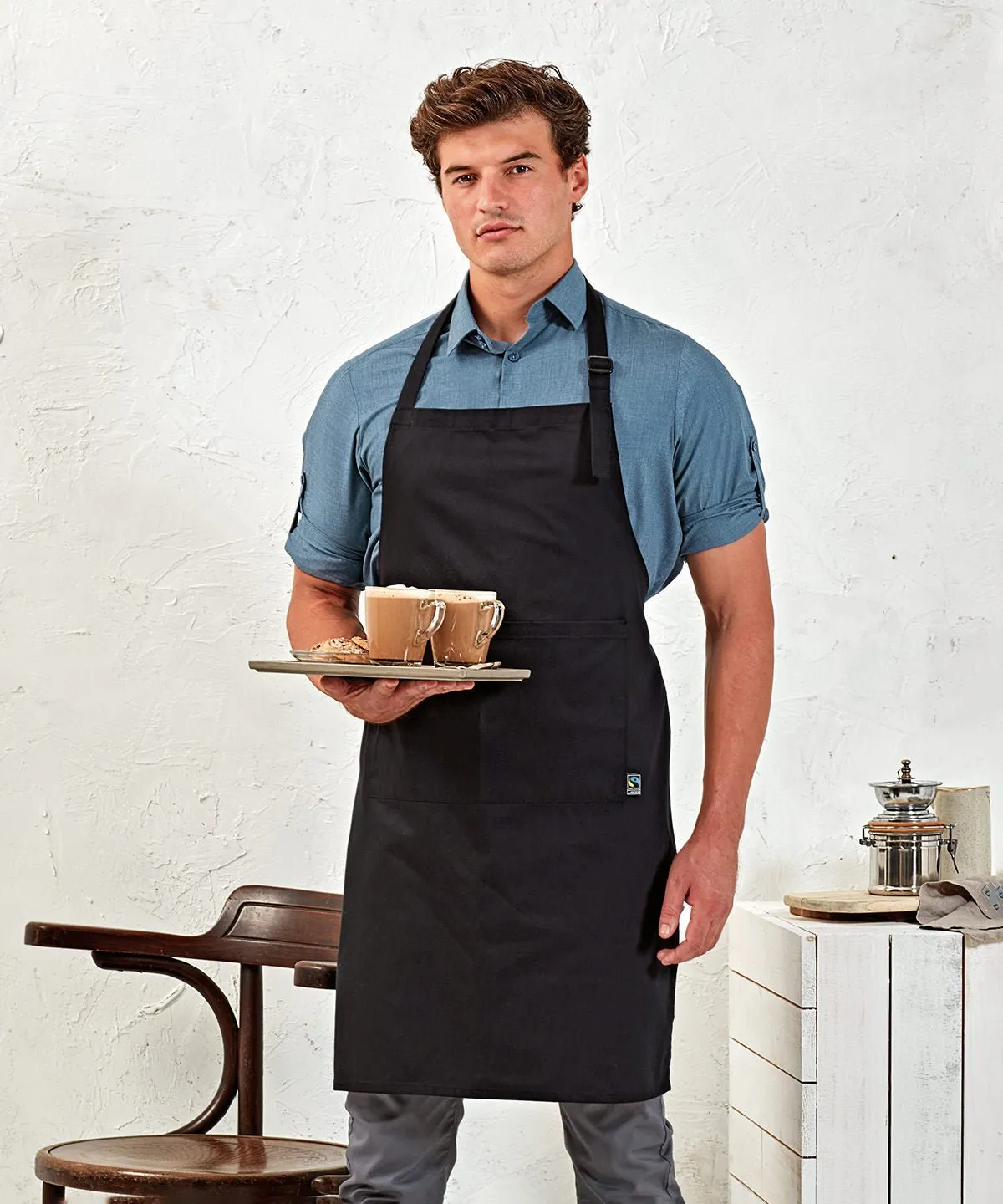 PR112 - Fairtrade Cotton Bib Apron