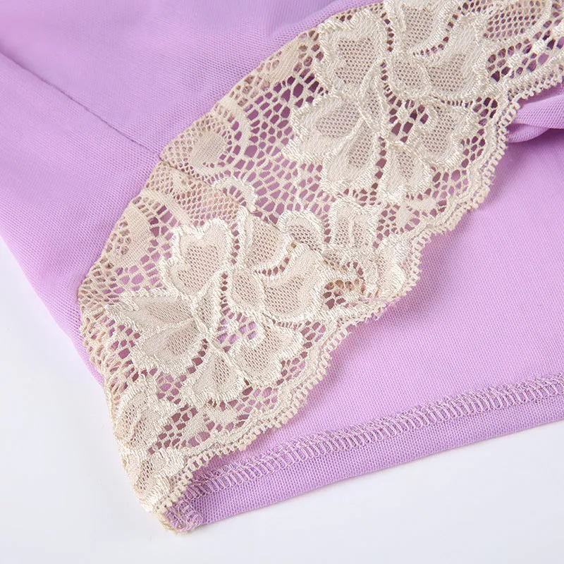 Purple Lace Camisole