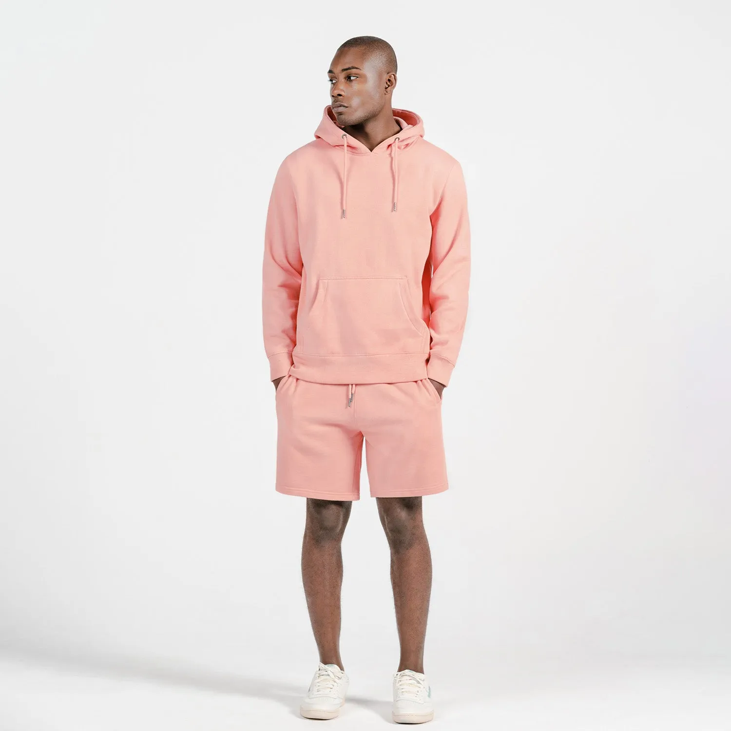 Salmon Organic Cotton Hooded Sweatshirt