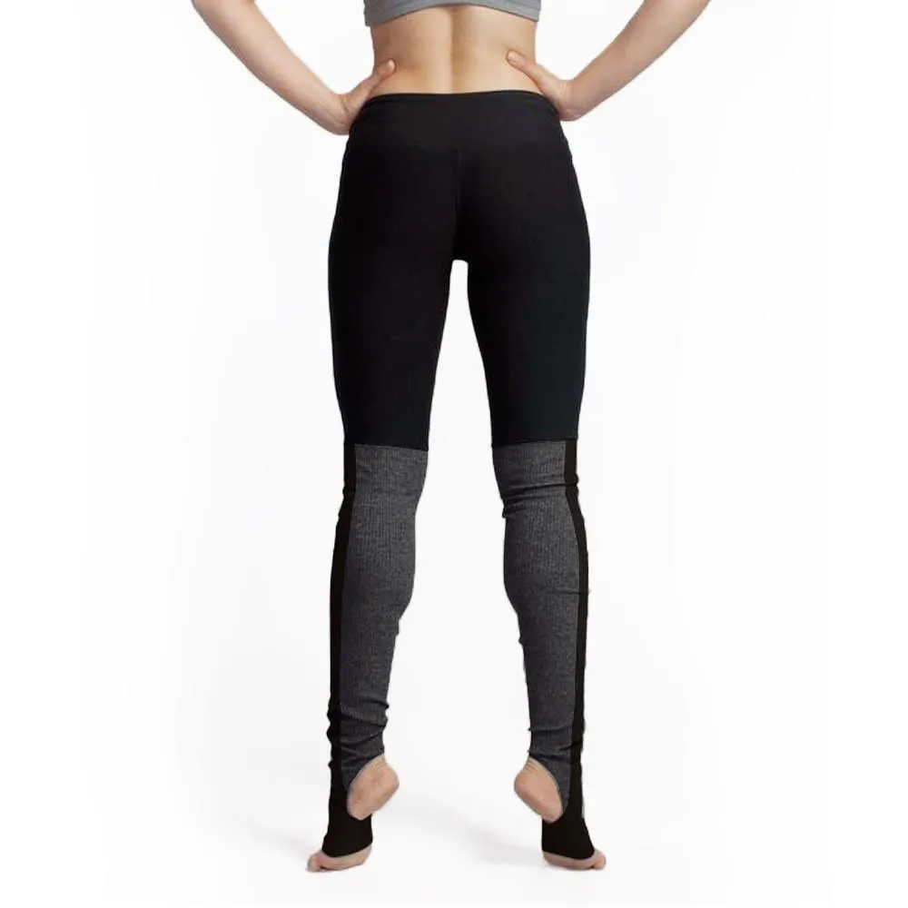 Sexy Vinyasa Black Sports Leggings A09 for Women