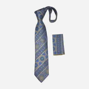 Silk Tie and Hanky | BW2308 Blue