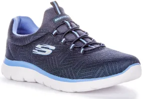 Skechers Summits Artist In Navy Blue For Women