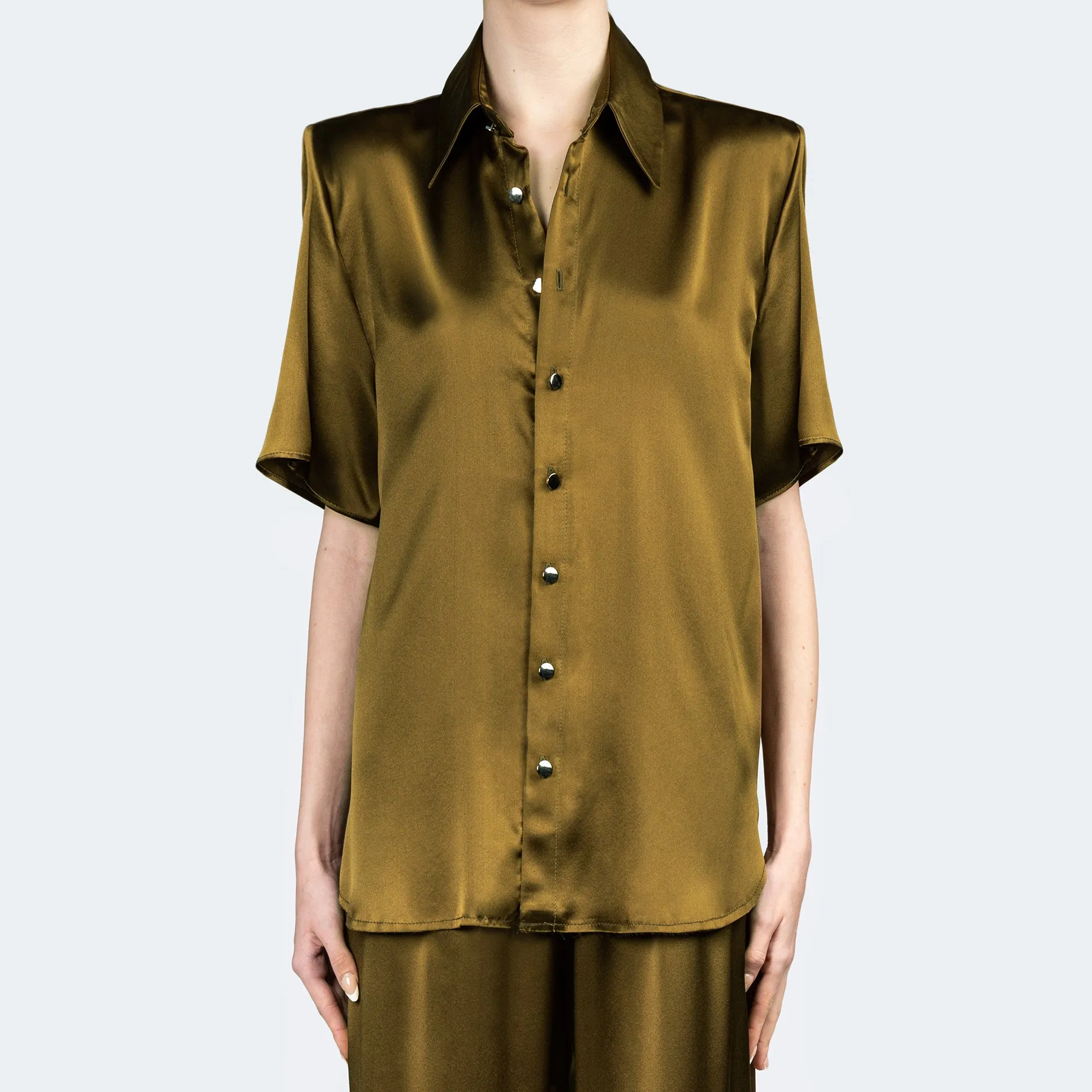 Studio Essential - Short Sleeve Blouse -  Commander