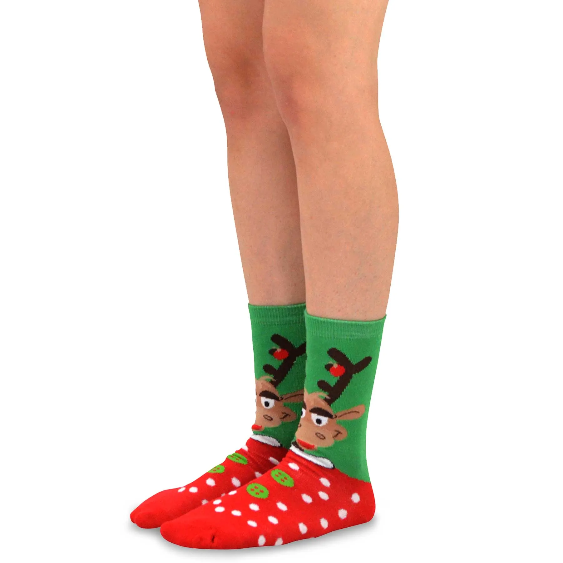 TeeHee Socks Women's Christmas Crew Assorted 12-Pack Gift Box C (11970)