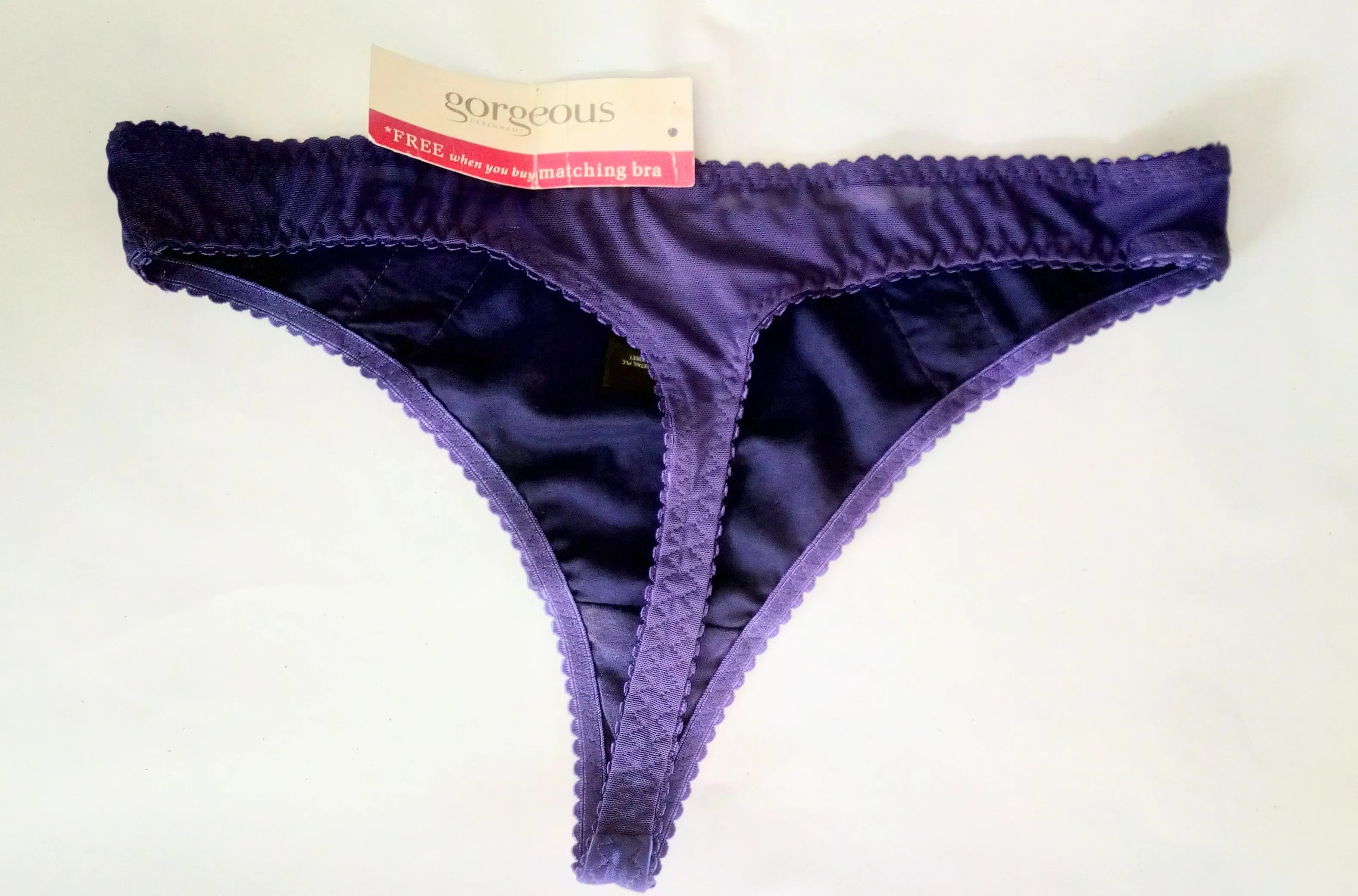 Thong Underpants - By Debenhams - Blue