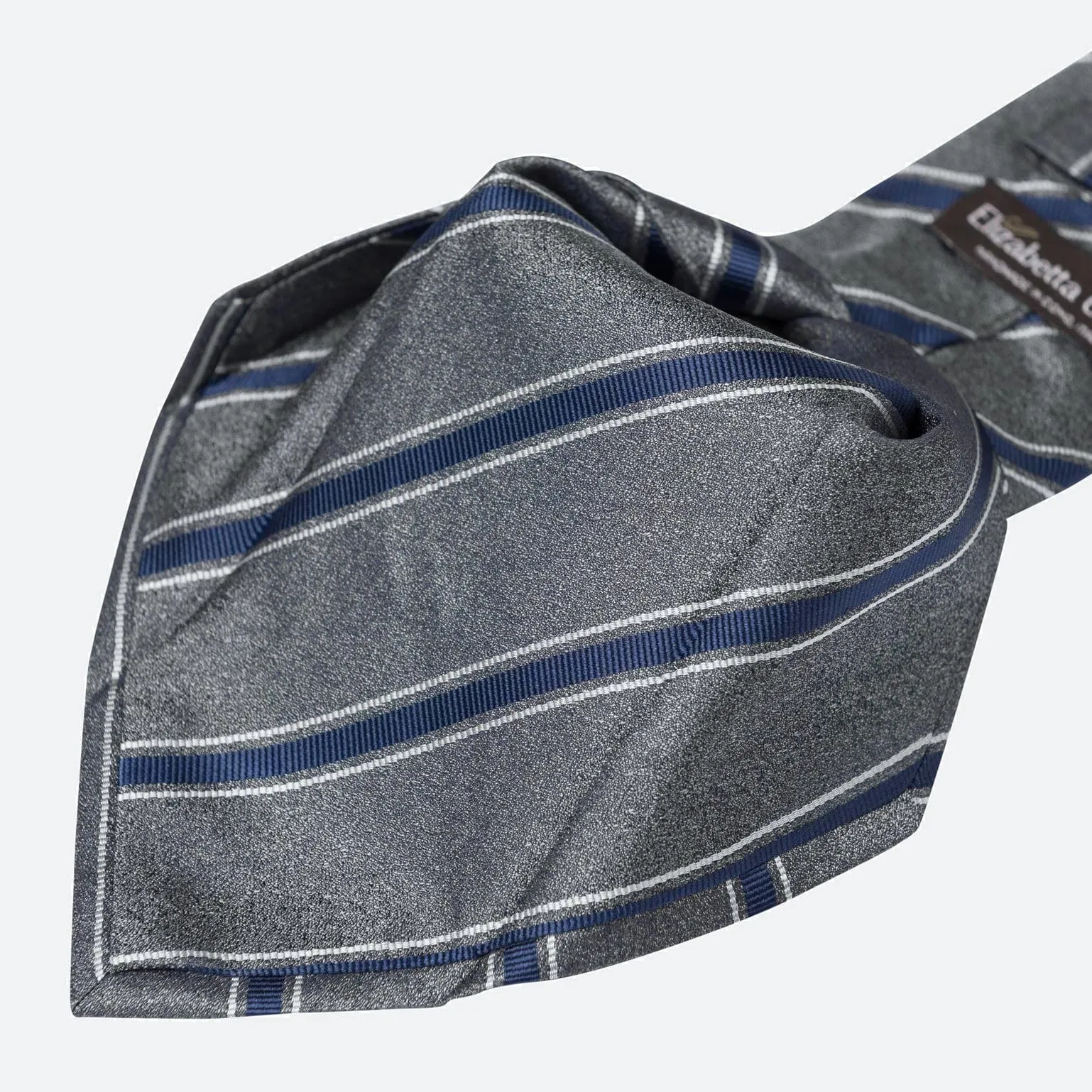 Vittorio - Silk Jacquard Tie - Charcoal