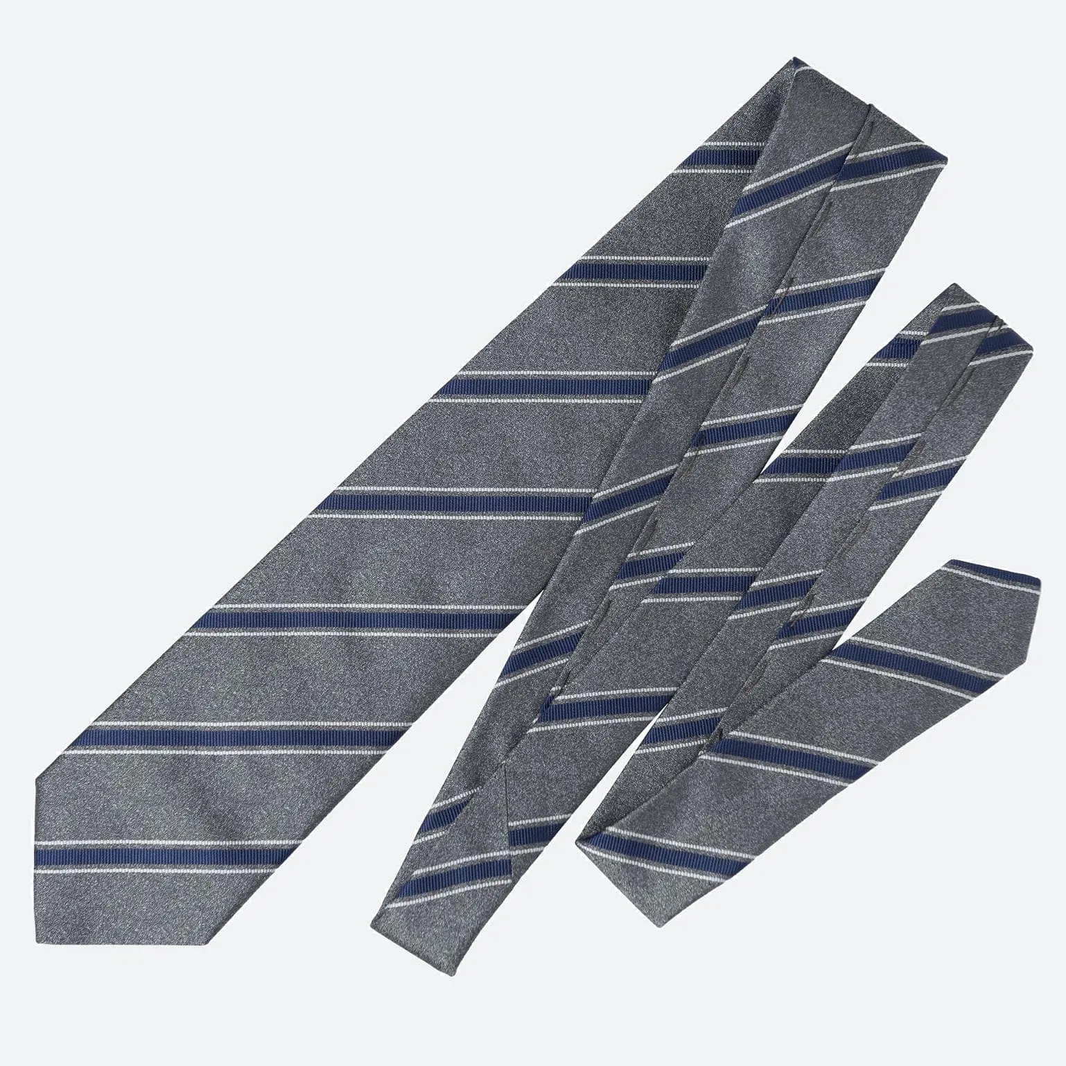 Vittorio - Silk Jacquard Tie - Charcoal