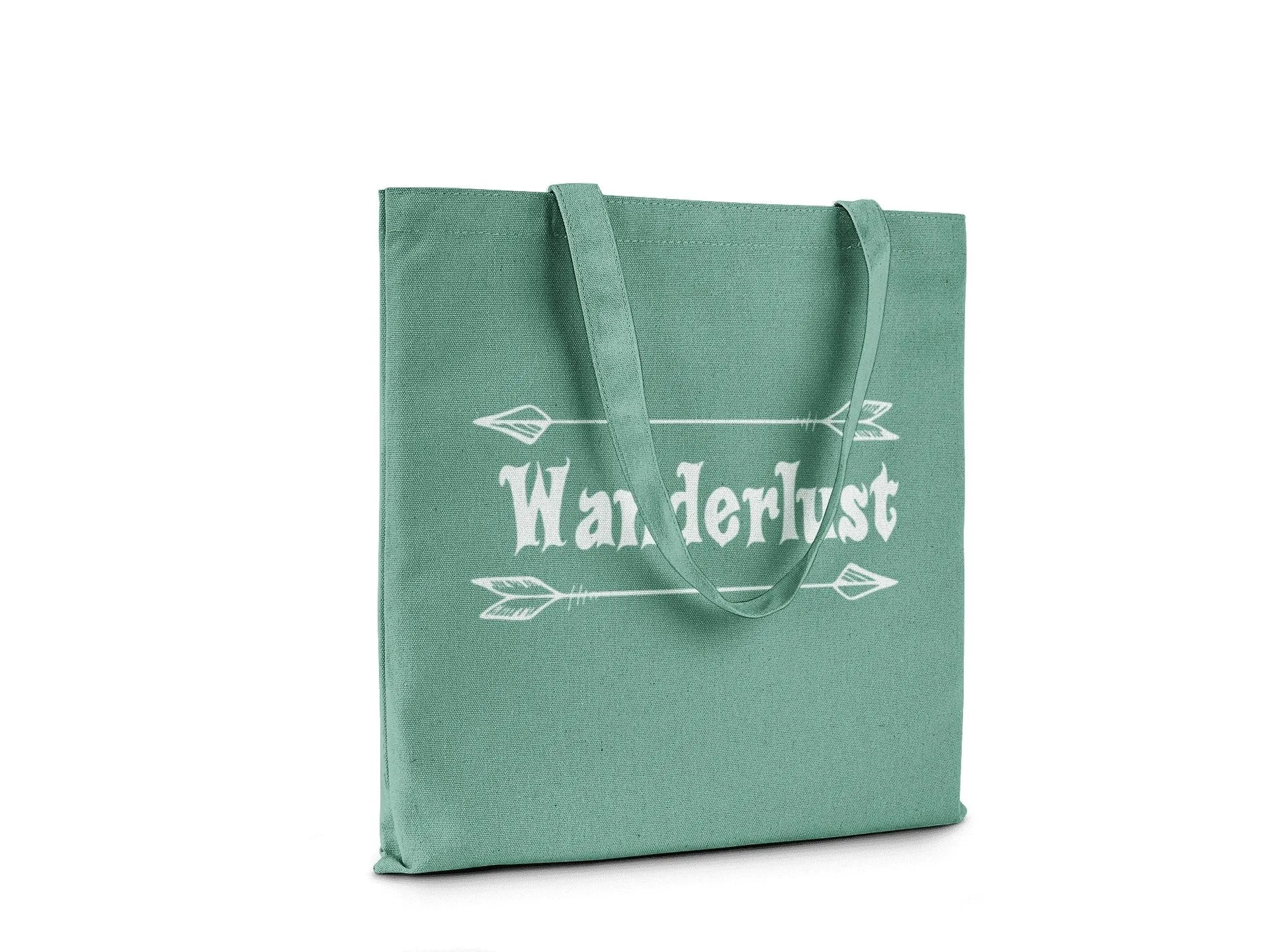 Wanderlust || Organic Cotton Tote Bag