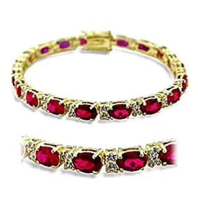 WildKlass Multi Color Bracelet Gold Women Synthetic Ruby