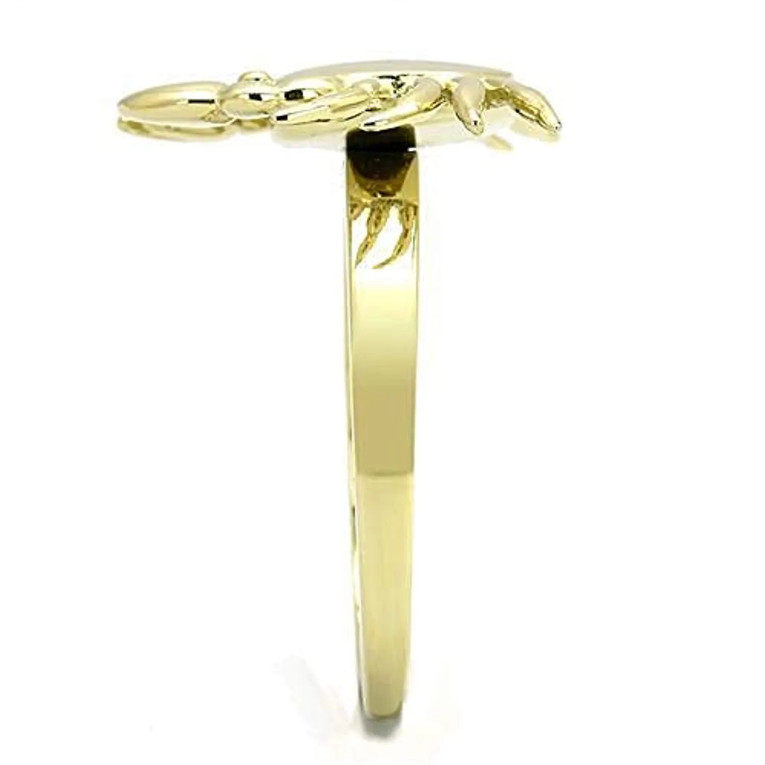 WildKlass Stainless Steel Ring IP Gold Women