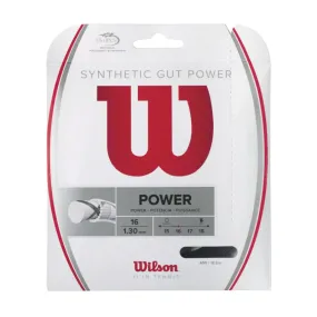 Wilson Synthetic Gut Power Tennis String