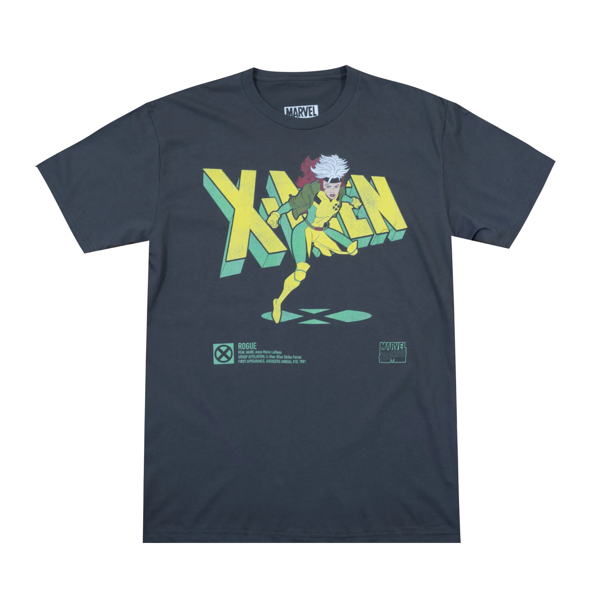 X-Men 90's Rogue Charcoal Tee