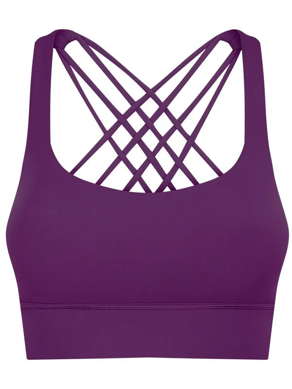 ZASUWA Female Basic Cross Back Sports Bras